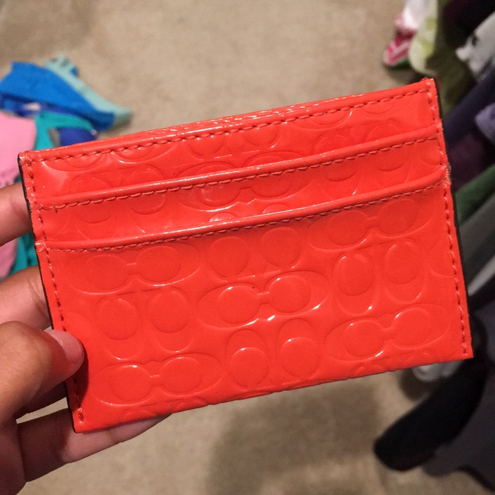 Coach card holder